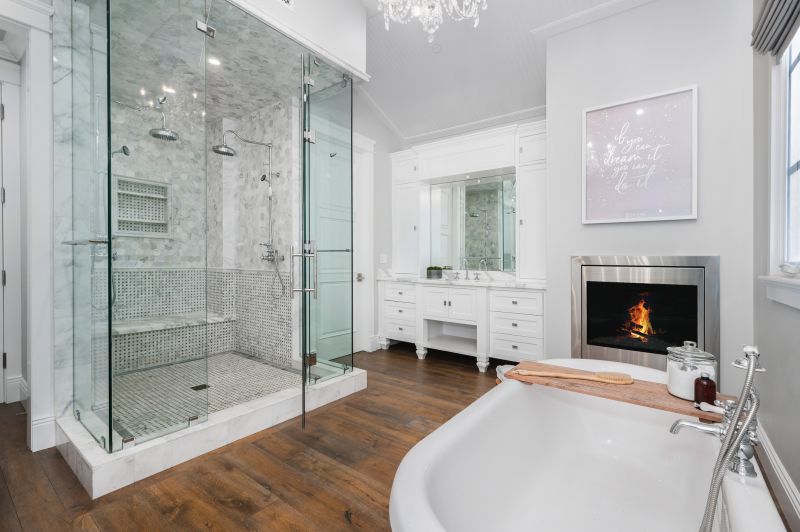Modern residential bathroom renovation
