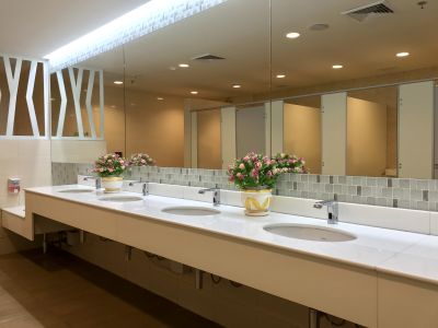 Contemporary bathroom fixtures